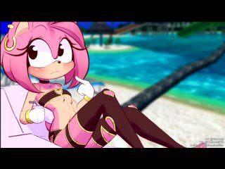 amy rose at the hotel (by beachsidebunnies) 1080p